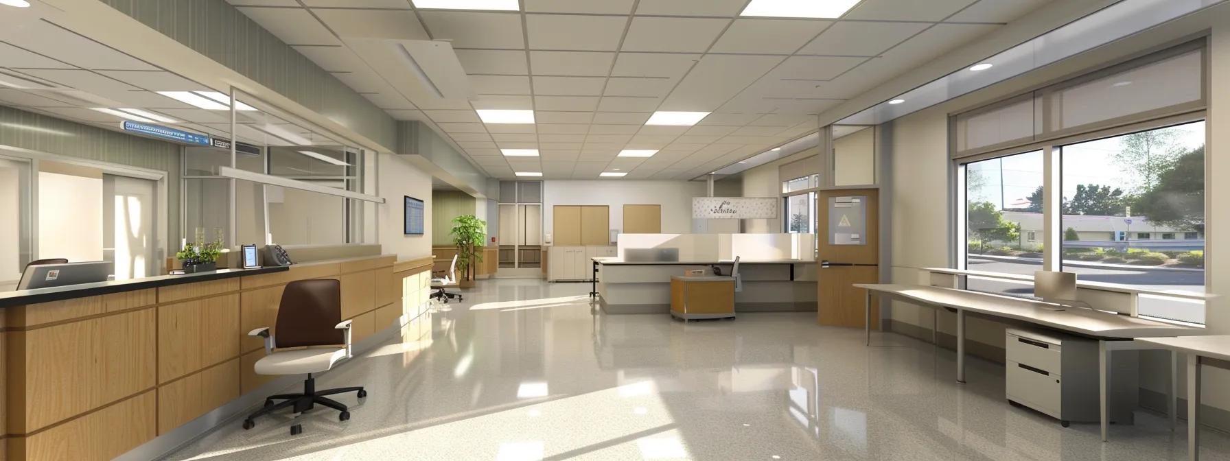 a sleek, modern office interior in a massachusetts health facility showcases a collaborative team discussing mental health insurance mandates, with impactful visuals highlighting the importance of parity in coverage, all under bright, professional lighting.