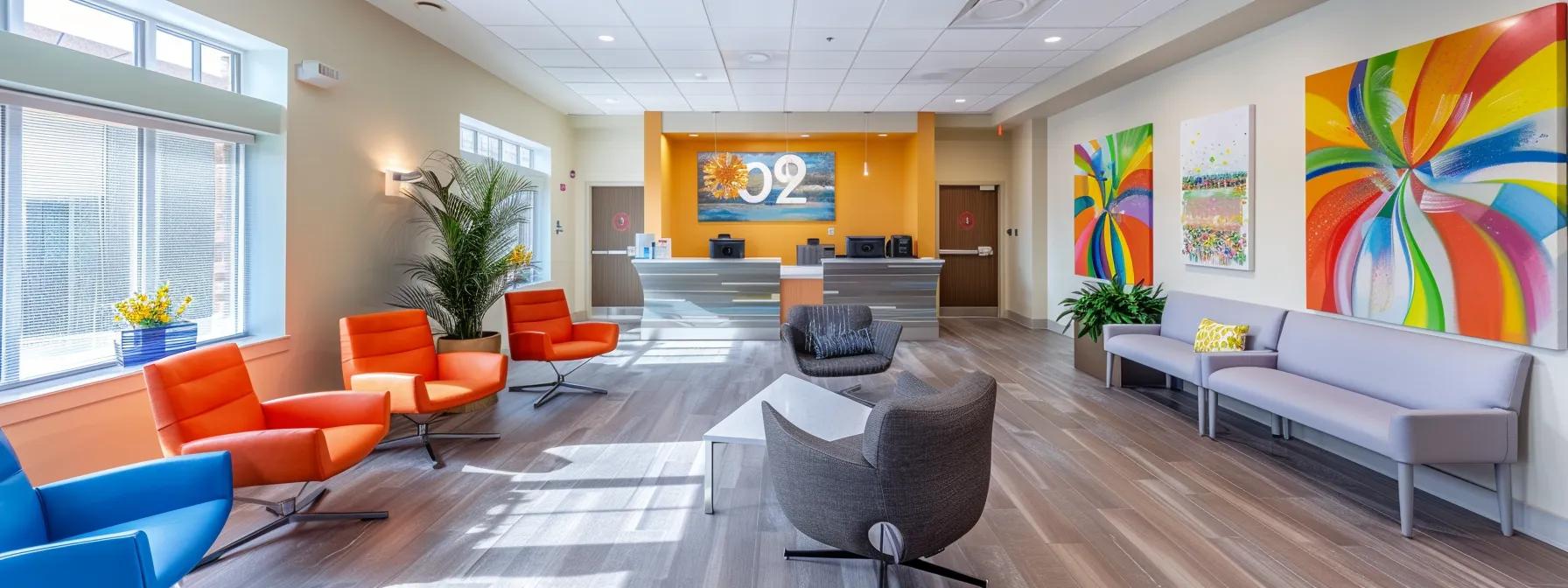 a bright, modern addiction treatment center in massachusetts showcases a welcoming reception area, featuring comfortable seating and motivational artwork, emphasizing a hopeful and supportive atmosphere for varied drug rehab programs. a bright, modern addiction treatment center in massachusetts showcases a welcoming reception area, featuring comfortable seating and motivational artwork, emphasizing a hopeful and supportive atmosphere for varied drug rehab programs.